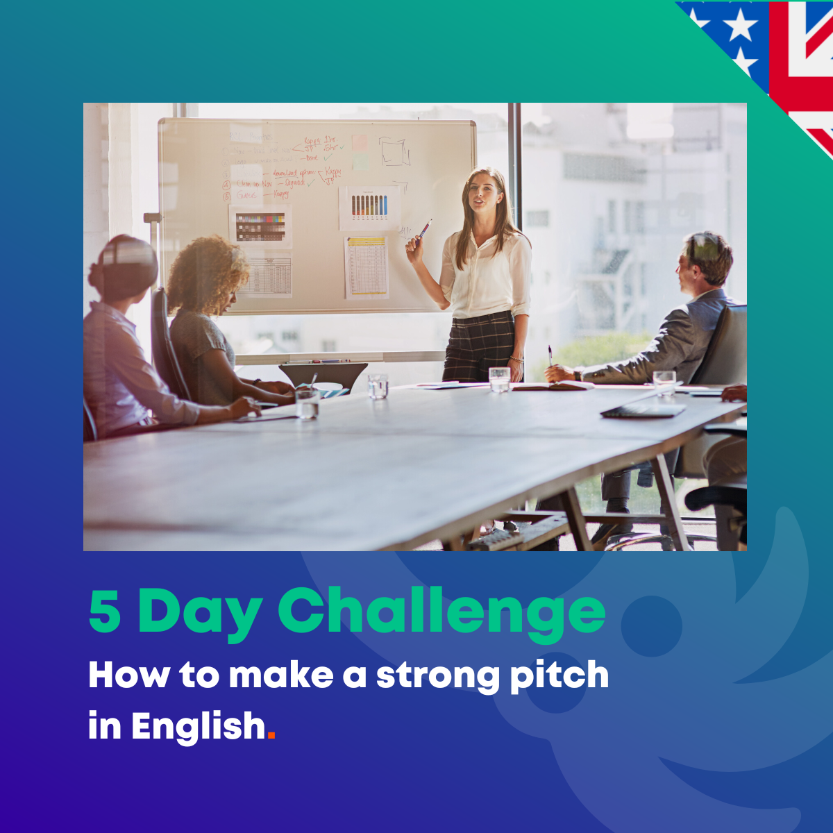 How to make a strong pitch in English